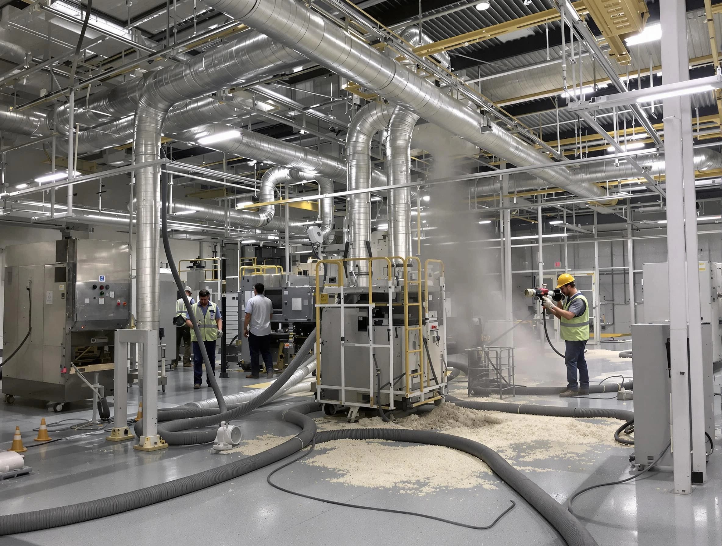 Heavy-duty industrial duct cleaning by Emporia Air Duct Cleaning in Emporia