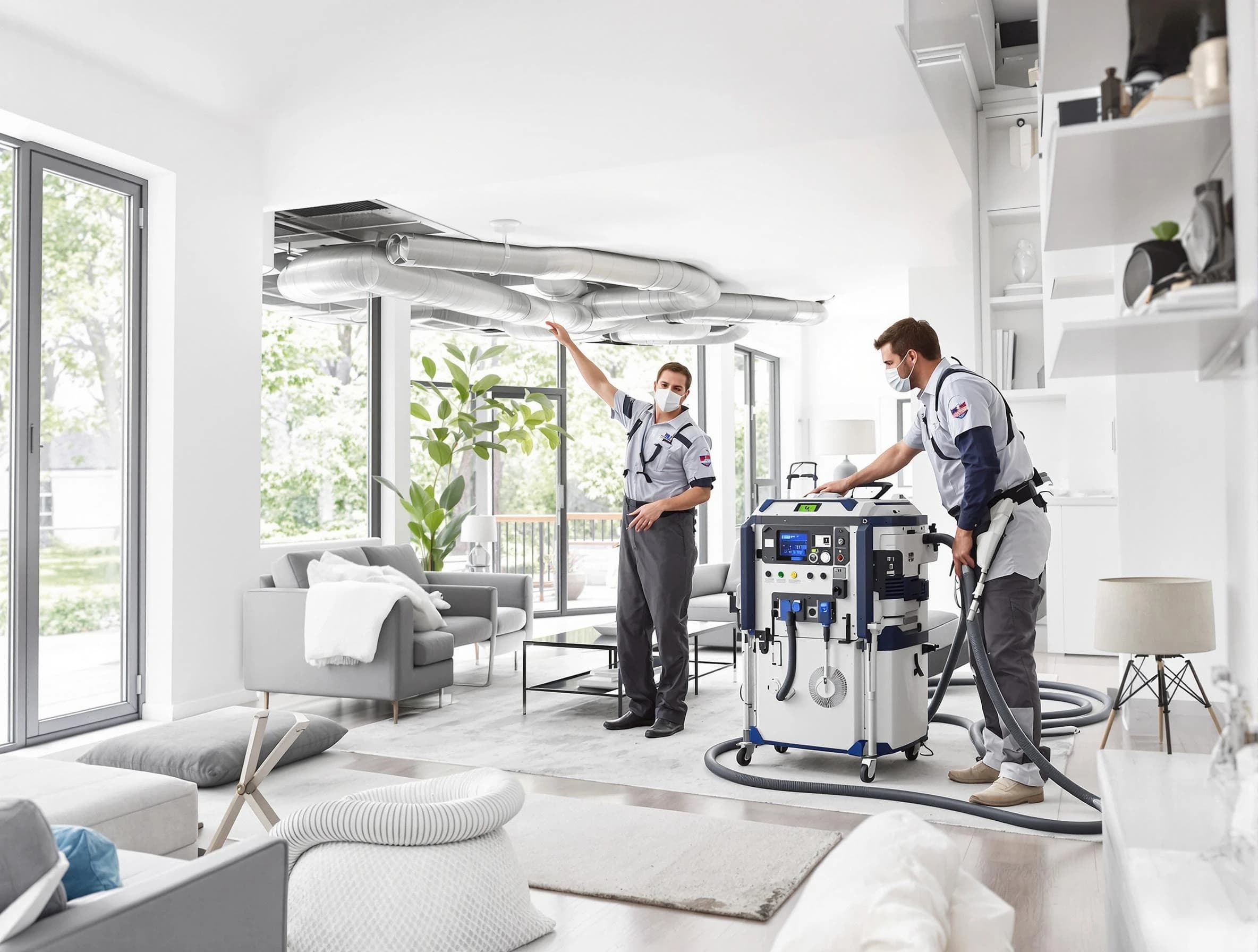 Emporia Air Duct Cleaning professional conducting pure air duct cleaning with state-of-the-art equipment in Emporia