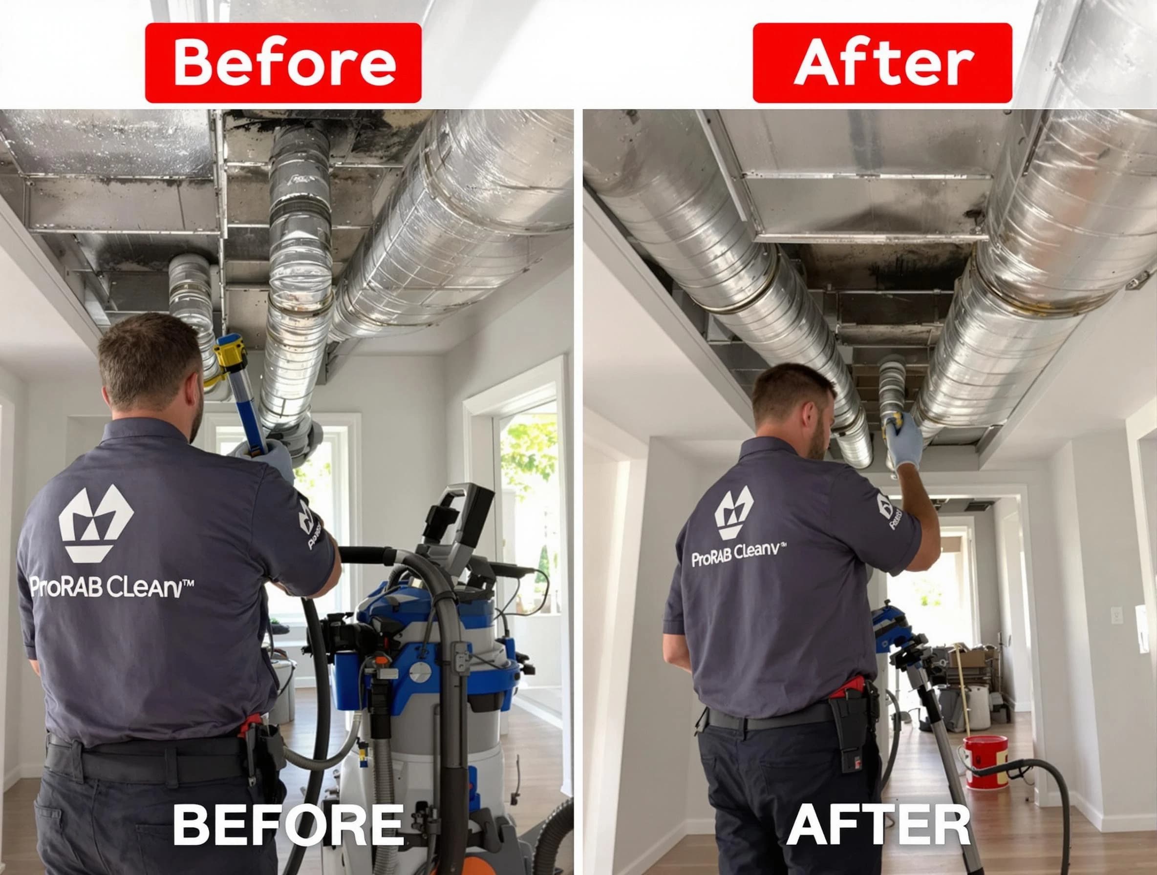 Emporia Air Duct Cleaning expert performing thorough residential duct cleaning in a Emporia home