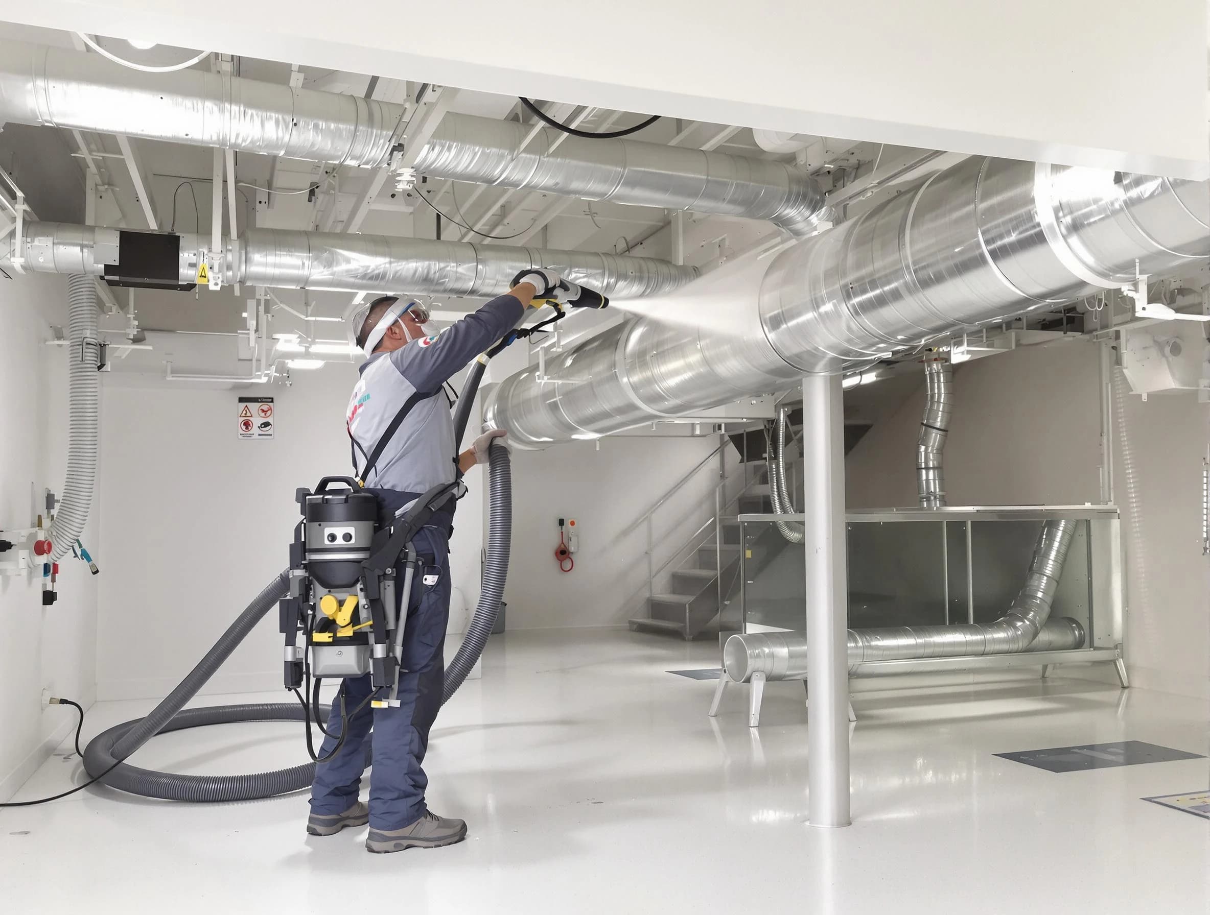 Professional central duct cleaning by Emporia Air Duct Cleaning in Emporia