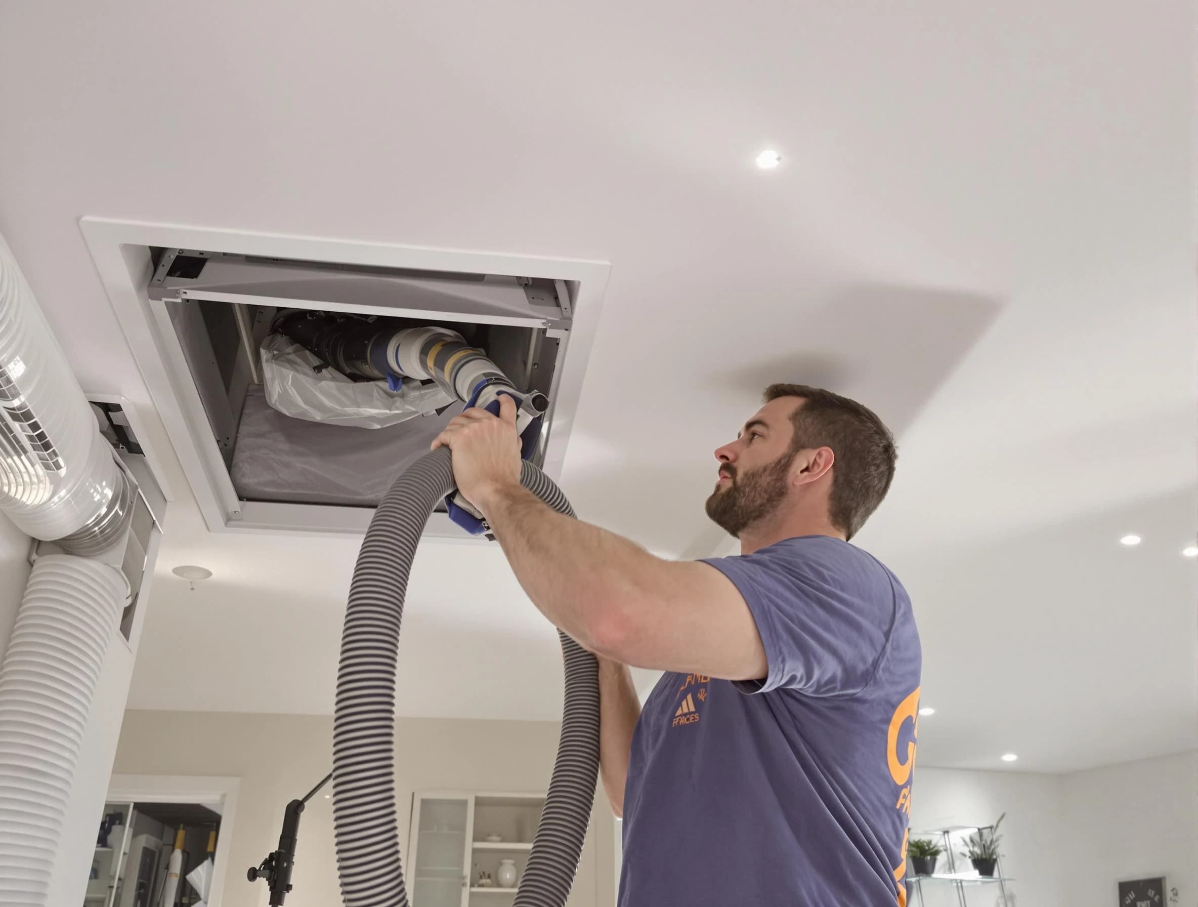 Precision indoor duct cleaning by Emporia Air Duct Cleaning in Emporia